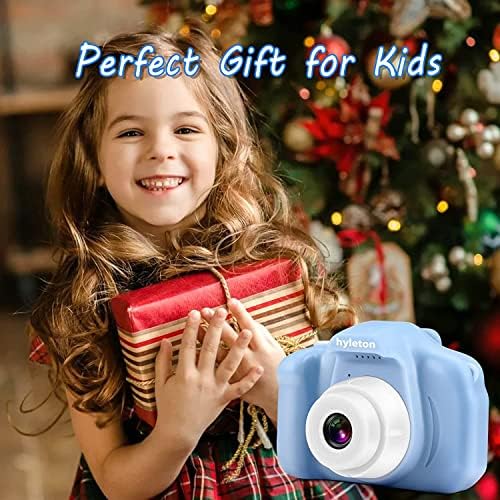 היילטון ילדים סלפי מצלמה דיגיטלית, צעצועים עבור 3 4 5 6 7 8 9 בן ילד פעוט מצלמת וידאו, מתנת יום הולדת לחג המולד לגיל 3-8