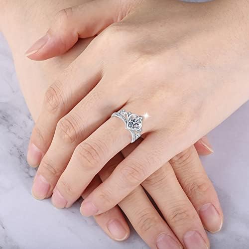 2023 טבעת חדשה נצחיות הנסיכה לב זירקון כתר אהבה טבעת טבעת טבעות טבעות מוסיקה טבעות לנשים
