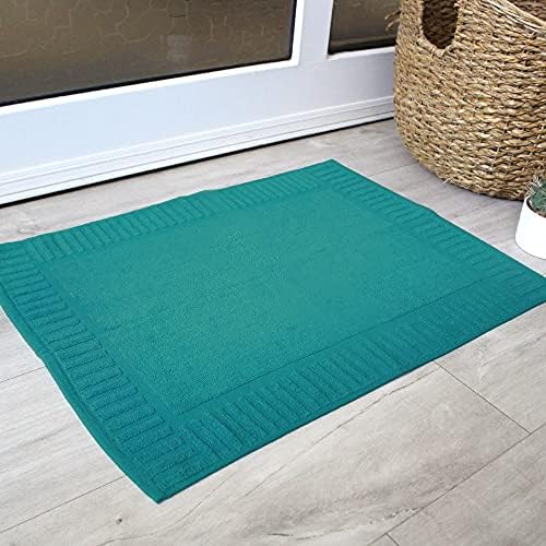 בלאנשו מצעים אמבטיה מחצלת כותנה מגבת שטיח לאמבטיה סט ירוק צבע 1 יחידות