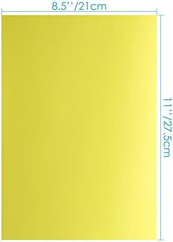 12 חבילה ג 'ל מסנן צבעוני תיקון ג' ל אור מסנן שקוף צבע סרט פלסטיק גיליונות, 11.7 על ידי 8.5 סנטימטרים
