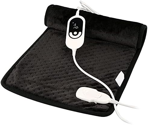 DITIYA כרית חימום חשמלית ניידת, שמיכה מחוממת פלנל רך במיוחד עם 6 טמפרטורה וכיבוי אוטומטי, טיפול בחימום לבטן צוואר אחורי