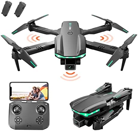 מזלט עם מצלמה כפולה 4K HD FPV מצלמת שליטה מרחוק מתנות ליום הולדת לבנות בנות עם מפתח אחד מהירות התחלה התאמת Drone Quadcopter