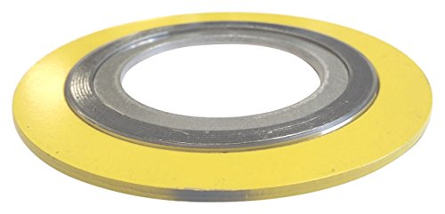 Sterling Seal and Supply, Inc. API 601 9000IR10304GR600 אטם פצע ספירלי עם טבעת פנימית של 304SS, גודל צינור 10 x 600