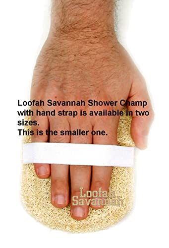לופה סוואנה אלופת מקלחת צד כפולה עם רצועת יד - גודל רגיל