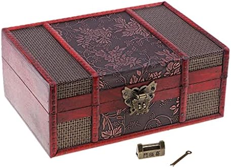 JYDQM סיני רטרו וינטג 'בסגנון עץ תכשיטים מעץ קופסאות אחסון צמידים עגילי עגילים מיכל אחסון שרשרת