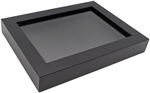 CountryArthouse שחור 20x24 מסגרת תצוגת קופסת צל עץ עם גיבוי שחור ללא חומצה UV Acrylic ותלייה חומרה - עם עומק