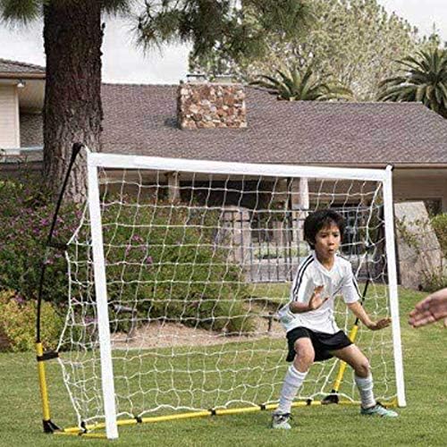 Haozhou כדורגל ביתי ציוד אימון כדורגל לנוער למתחילים דלת דלת כדורגל קל התקנה 180 120 סמ לאימוני בית