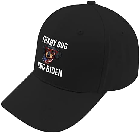 כובעי הרפובליקנים של JVAN עבור כובע כובע בייסבול בייסבול מתכוונן, אפילו הכלב שלי שונא את הילדה כובע הבייסבול