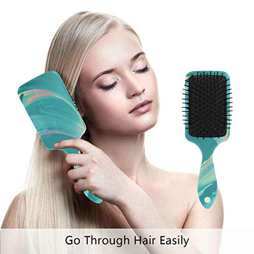 מברשת שיער של כרית אוויר של VIPSK, דפוס צבעי מים צבעוני פלסטיק, עיסוי טוב מתאים ומברשת שיער מתנתקת אנטי