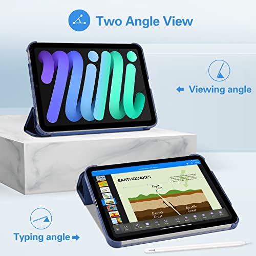 Procase iPad Mini 6 Case 2021 8.3 אינץ 'מקרים של דור שישי של אייפד 6, Slim Stand Trifold כיסוי חכם עבור 2021 iPad Mini