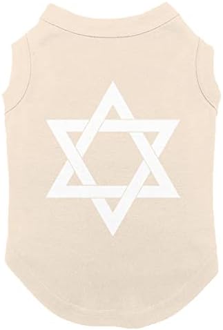כוכב דוד - חולצת כלבים סמלים יהודיים יהודיים
