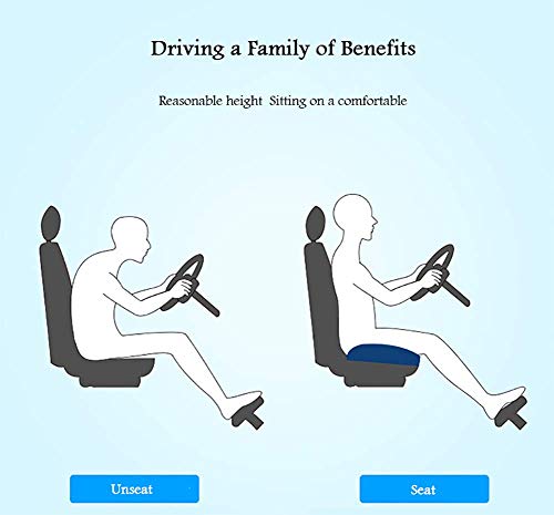 מושב בוסטרים למבוגרים של ליילו לרכב, מושב בוסטר נייד לנהג, נוסע וילד, רשת נשימה תלת מימדית ללא החלקה עם ידית