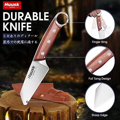 צרור סכין בשר קטן סכין יפן הוסק עם סכיני שף מטבח בשר, דגים, עופות