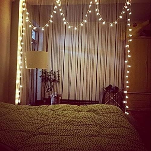 33 רגל 100 אורות מיתר LED אורות LED צבעוניים לחדר שינה אורות רצועת LED תפאורה לחדר מקורה חיצוני עץ חג המולד חתונה