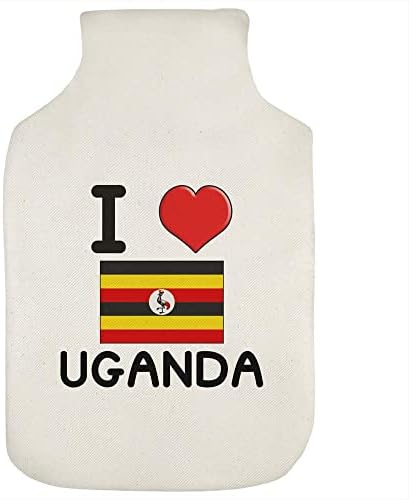 Azeeda 'I Love Uganda' כיסוי בקבוק מים חמים