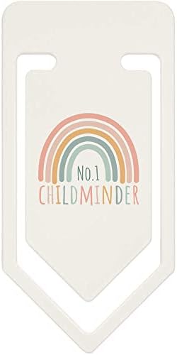 Azeeda 141 ממ 'No. 1 Childminder' קליפ נייר פלסטיק ענק