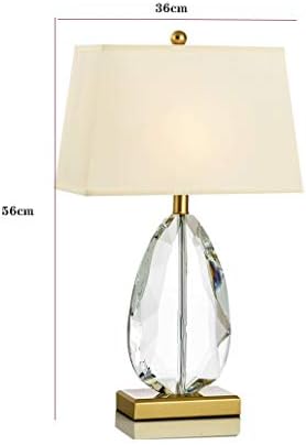 No-logo Wajklj מודרני LED LED CRYSTAL LAPE מנורת חדר שינה נורדי חדר שינה אורות שולחן מלון מנורת מיטה מנורת שולחן דקורטיבי מנורת