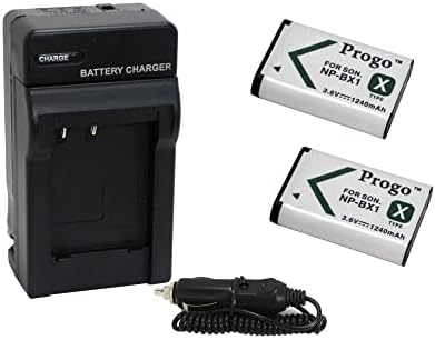 Progo Power Pack תואם ל- Sony NB-BX1, DSC-RX1 DSC-RX1R DSC-RX100 DSC-RX100 II DSC-HX300 DSC-WX300 DSC-HX300 DSC-HX50V