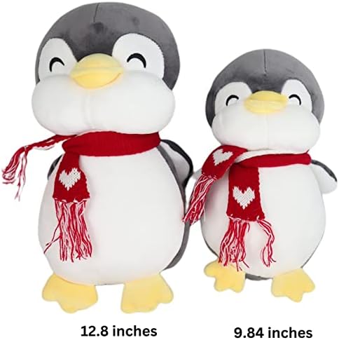 Selexa pingy פינגווין 12 אינץ 'מפלא ממתק; כרית פינגווינים רכה ומעורפלת חמודה; בעלי חיים של יום הילדים קטיפים צעצועים, מתנות