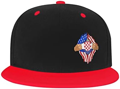 Bolufe U.S. and Croatia מדליקים את כובע הבייסבול לילדים, יש פונקציה נושמת טובה, נוחות טבעית ונושמת