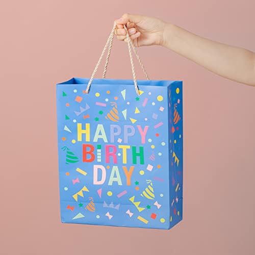 Yhjz תיק מתנה גדול במיוחד שקיות מתנה ליום הולדת שקיות מתנה קטנות מבחר ליום הולדת, מסיבה
