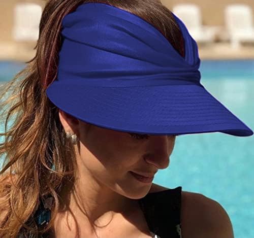 נשים מגן שמש כובע רחב שוליים קיץ 50 + הגנה חוף ספורט כובע