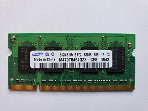 סמסונג 512MB DDR2 RAM PC2-5300 מחשב נייד 200 פינים SODIMM