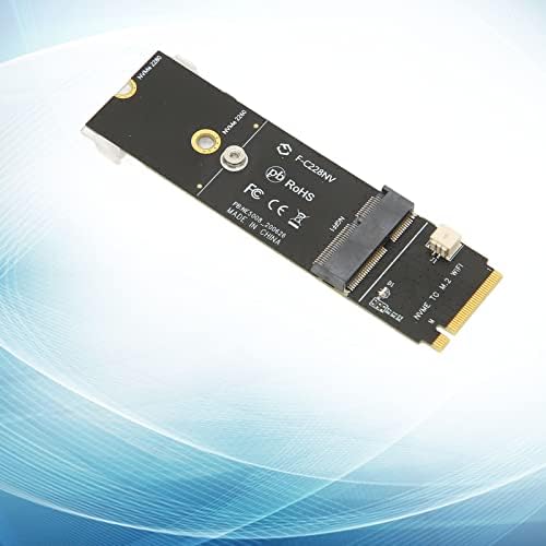 Pusokei M.2 כרטיס SSD Riser, M.2 A E מפתח לכרטיס מפתח M.2 M, כרטיס WIFI עמיד NVME Bluetooth, כרטיס מתאם SSD לכרטיס