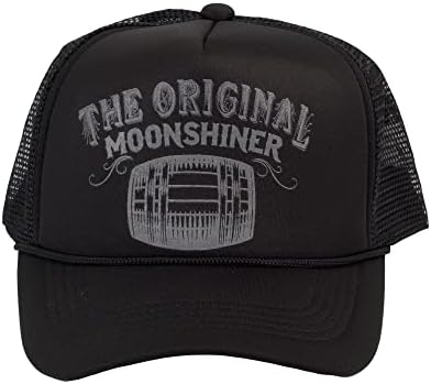 כובע נהג משאית מונשיינר מקורי לגברים, שחור
