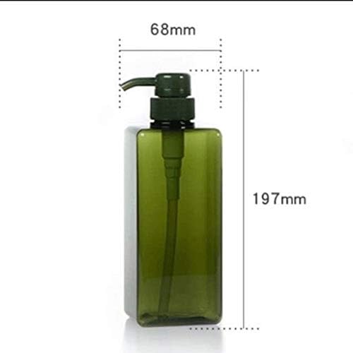 מתקן סבון XZJJZ, מתקן סבון מרובע, מתאים לכל הסוגים סבון או קרם נוזלי בחדר האמבטיה