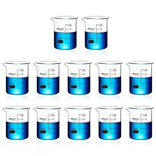 1.7 עוז כוס זכוכית חסון, 3.3 בורוסיליקט גריפין טופס נמוך עם סיום מודפס, חבילה של 12, 050-012