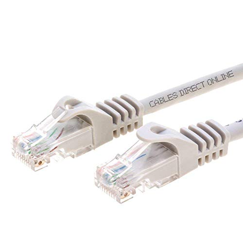 כבלים ישירים באינטרנט ללא תקלות חתול 5א אתרנט רשת תיקון כבל אפור 30 רגליים