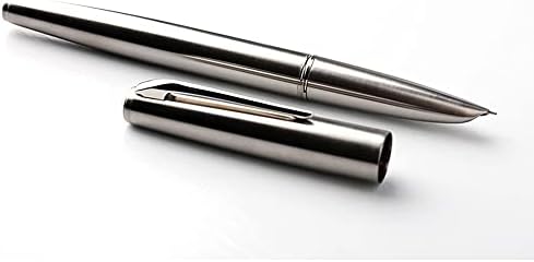 עט מזרקת מתכת סגסוגת ASDFGH גודל עדין בגודל 0.5 ממ עם ממיר משרד עסקים כתיבת דיו עט חלק