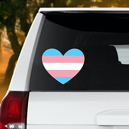 מדבקות מכוניות טרנסג'נדר ביסקסואלי מדבקות גאווה הומוסקסואלית מדבקות קשת להטבים שוויון לסביות ויניל מכוניות מדבקות