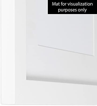 ArttoFrames 10x13 אינץ 'מסגרת תמונה לבנה, מסגרת פוסטר MDF בהתאמה אישית בגודל 1.25 אינץ