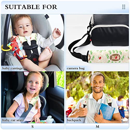 כיסויי רצועת מושב רכב חמוד של קיפודים מצוירים לחמוד לילדים לתינוק 2 מחשב רכב רכב רכב רכב כרית כרית כרית כרית מגן על רצועת