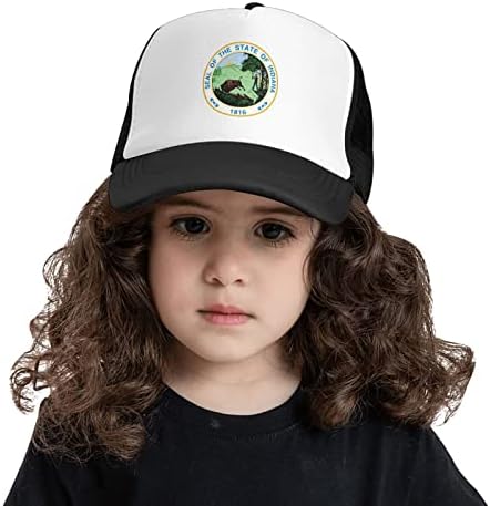 חותם מדינת בולופה של כובע הבייסבול של אינדיאנה לילדים, יש פונקציה נשימה טובה, נוחות טבעית ונושמת