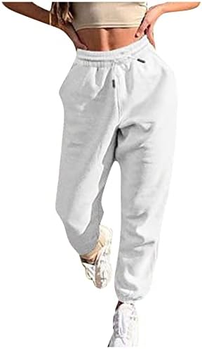 מכנסי רצועות לנשים עם כיסים רופפים מכנסי ריצה של מכנסיים בתוספת גודל מכנסי זיעה תחתונים בגדים פעילים