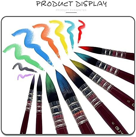 פלויינם 8 יחידות מברשות צבעי מים מברשות ציור אמנות