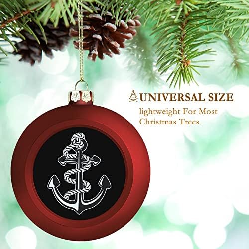 עוגן חיל הים כדור חג המולד קישוטים לקישוט עץ XAMS למסיבת חג