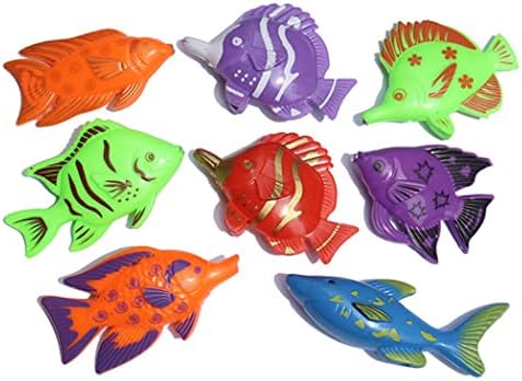 משחק צעצועי אמבטיה של קויייפדס, 7 יחידים מהנים וצעצועי אמבט דיג חמודים צעצועי דייג מגנטי