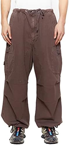 מכנסי מטען רופפים רחבים לגברים בגדי רחוב היפ הופ כיסי שרוך מכנסי מטען רצים רחבים לגברים