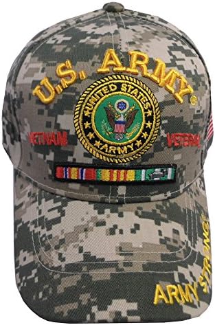 ארה ב צבא וייטנאם ותיק ארה ב דגל ביל רשמי מורשה צבאי בייסבול כובע