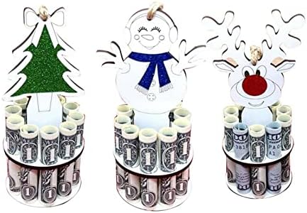 מחזיק כספים ייחודי של 3 יחצ לחג המולד, רעיונות מהנים למתנות יצירתיות לחג המולד למשפחה ולחברים