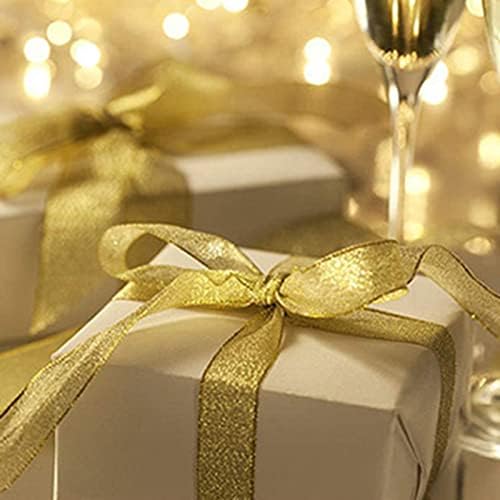 סרט תחרה לחג המולד לעטיפת מתנות, רוחב 2 סמ תחרה נצנצים למתנות אריזת כרטיס הזמנה לחתונה.