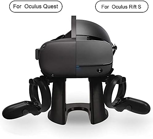 VR Stand אוזניות תצוגת תצוגה מחזיק משחקי אוזניות למשחקים עבור Oculus Rift/Quest/Quest 2/Rift S Cress
