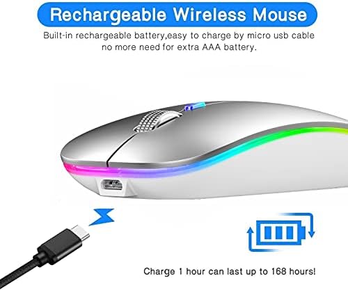 עכבר אלחוטי, עכבר אלחוטי נטענת למקבוק אייר / מקבוק פרו / / מק / מחשב / מחשב נייד / מחשב