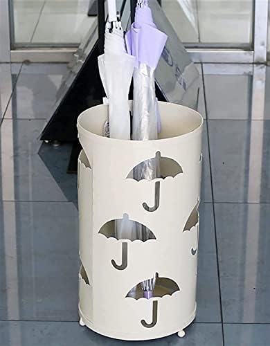 Razzum מטרייה עמידה חופשית מחזיק מטרייה לבנה עבור דלי מטריית פיסול כניסה למטריית משרדים במסדרון
