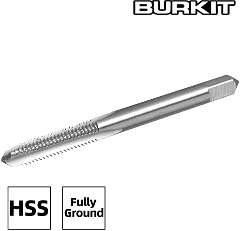 Burkit 11/64 -40 un חוט ברז על יד ימין, HSS 11/64 x 40 ברז מכונה מחורץ ישר