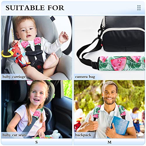 מכסה רצועת מושב לרכב לרכב לילדים לתינוקות 2 יח 'רצועות מושב רכב רכב כרית כרית כרית כרית רצועת כתף למכונית רכבי
